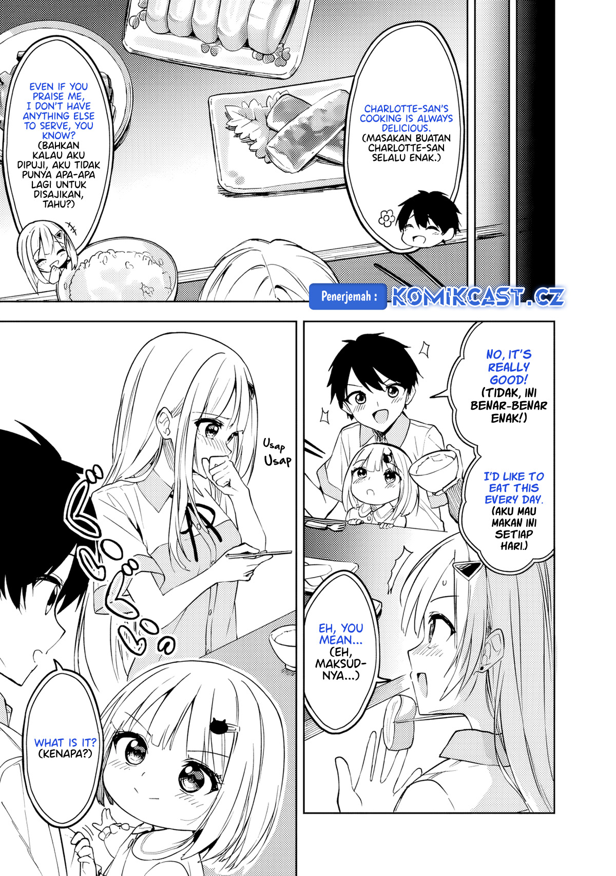 Maigo ni Natteita Youjo o Tasuketara, Otonari ni Sumu Bishoujo Ryuugakusei ga Ie ni Asobi ni Kuru You ni Natta Ken ni Tsuite Chapter 11 - halaman 10