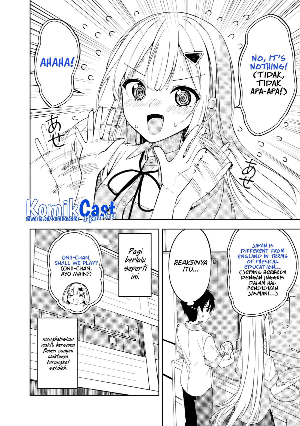 Maigo ni Natteita Youjo o Tasuketara, Otonari ni Sumu Bishoujo Ryuugakusei ga Ie ni Asobi ni Kuru You ni Natta Ken ni Tsuite Chapter 11 - halaman 15