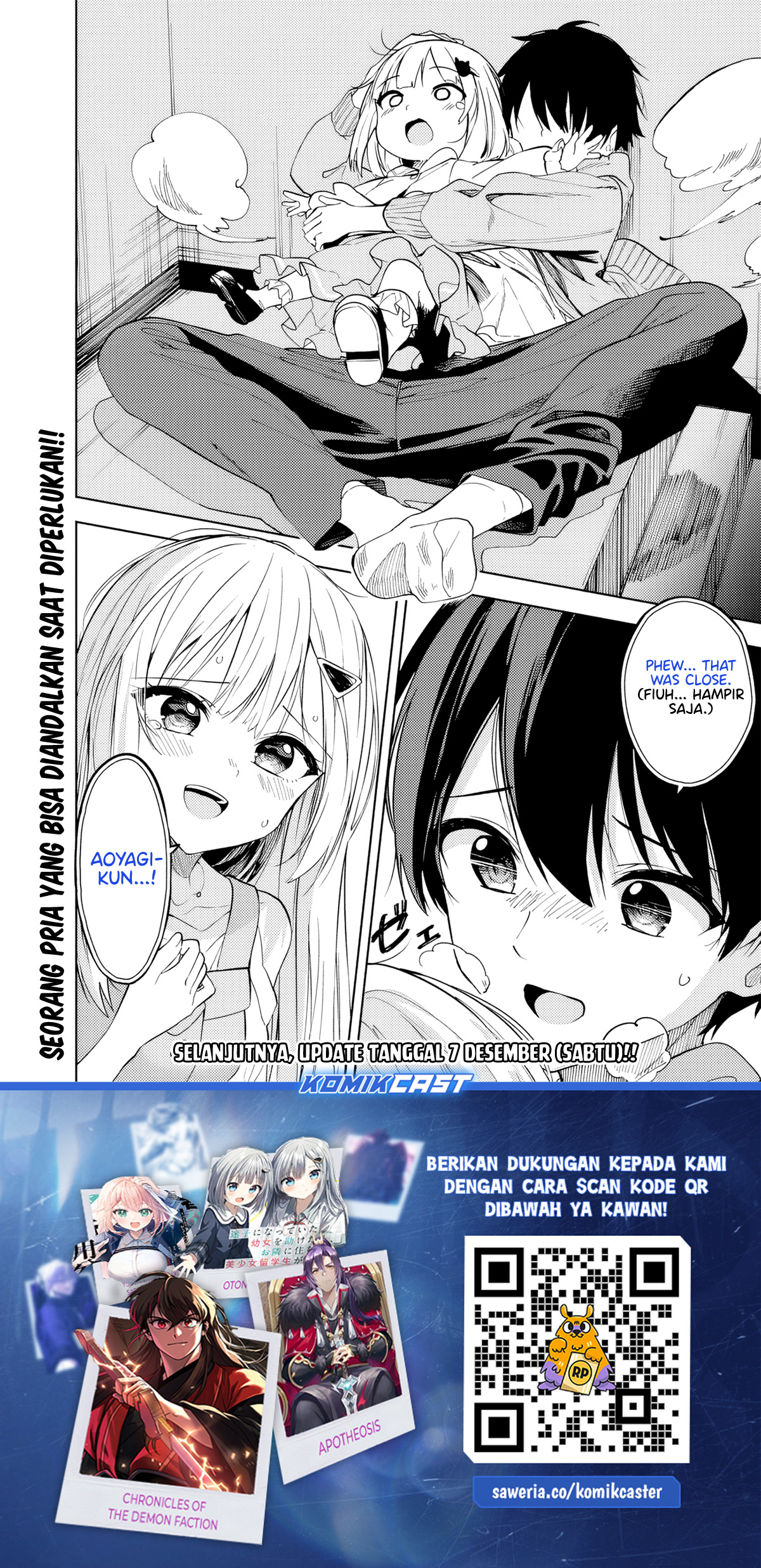 Maigo ni Natteita Youjo o Tasuketara, Otonari ni Sumu Bishoujo Ryuugakusei ga Ie ni Asobi ni Kuru You ni Natta Ken ni Tsuite Chapter 11 - halaman 23