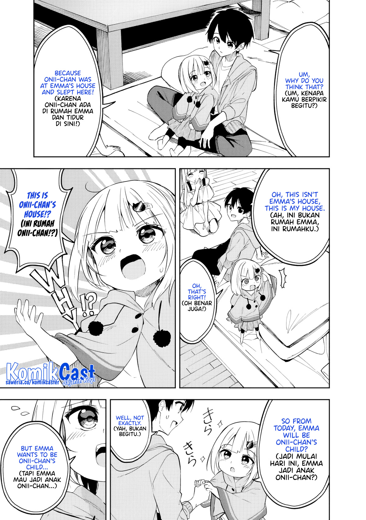 Maigo ni Natteita Youjo o Tasuketara, Otonari ni Sumu Bishoujo Ryuugakusei ga Ie ni Asobi ni Kuru You ni Natta Ken ni Tsuite Chapter 11 - halaman 8