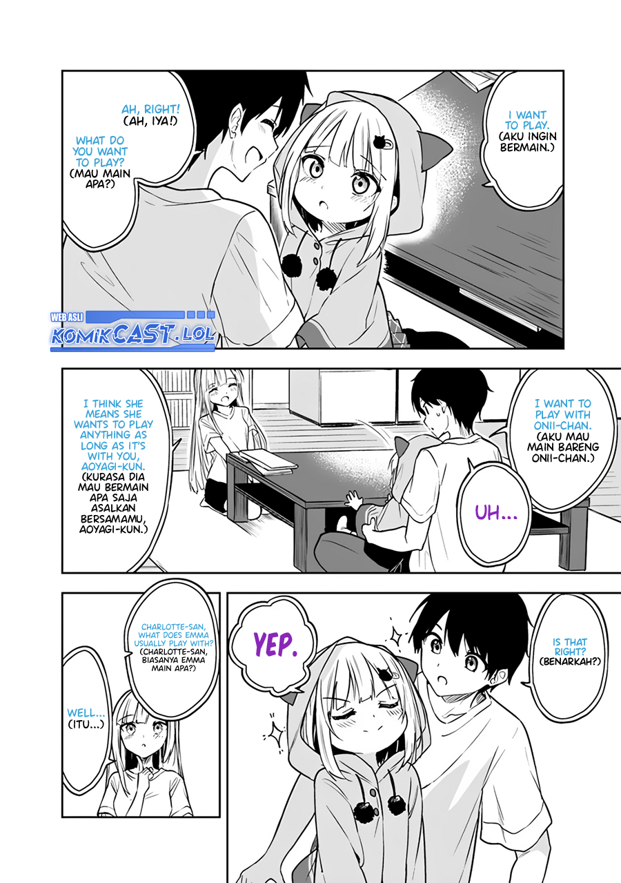 Maigo ni Natteita Youjo o Tasuketara, Otonari ni Sumu Bishoujo Ryuugakusei ga Ie ni Asobi ni Kuru You ni Natta Ken ni Tsuite Chapter 3 - halaman 9