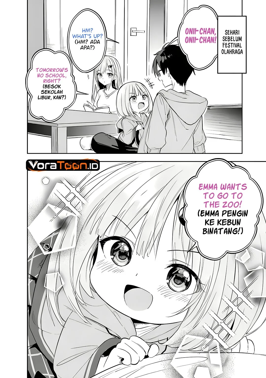 Maigo ni Natteita Youjo o Tasuketara, Otonari ni Sumu Bishoujo Ryuugakusei ga Ie ni Asobi ni Kuru You ni Natta Ken ni Tsuite Chapter 33 - halaman 14