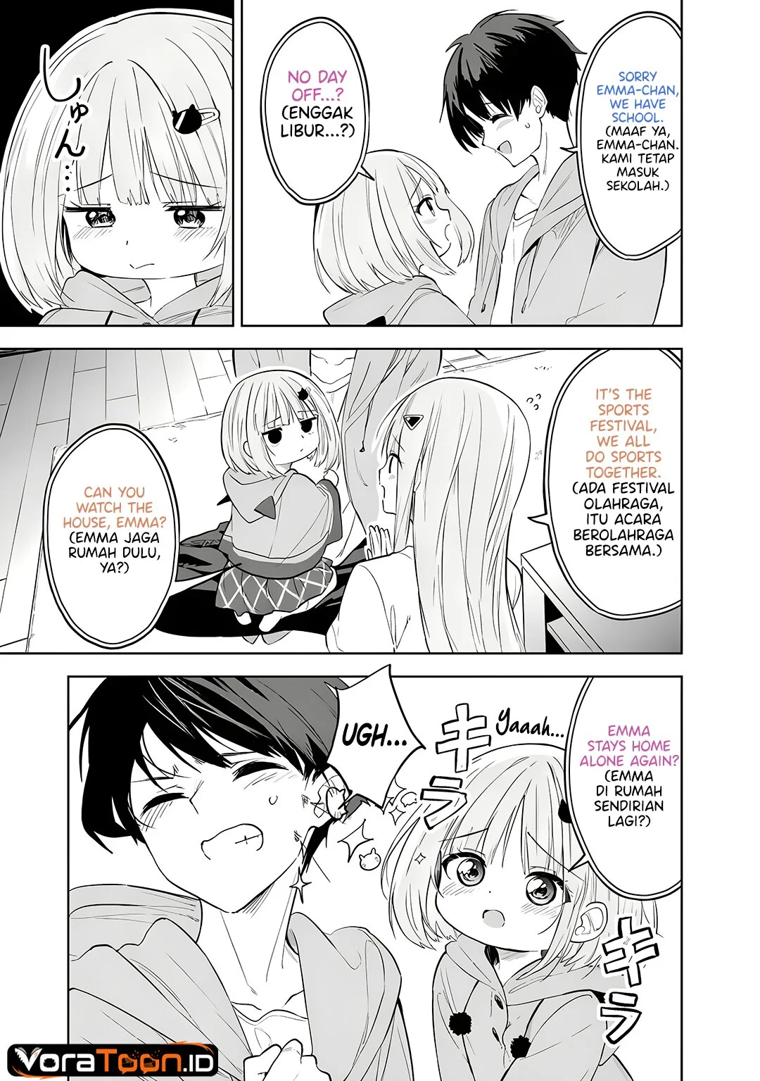 Maigo ni Natteita Youjo o Tasuketara, Otonari ni Sumu Bishoujo Ryuugakusei ga Ie ni Asobi ni Kuru You ni Natta Ken ni Tsuite Chapter 33 - halaman 15