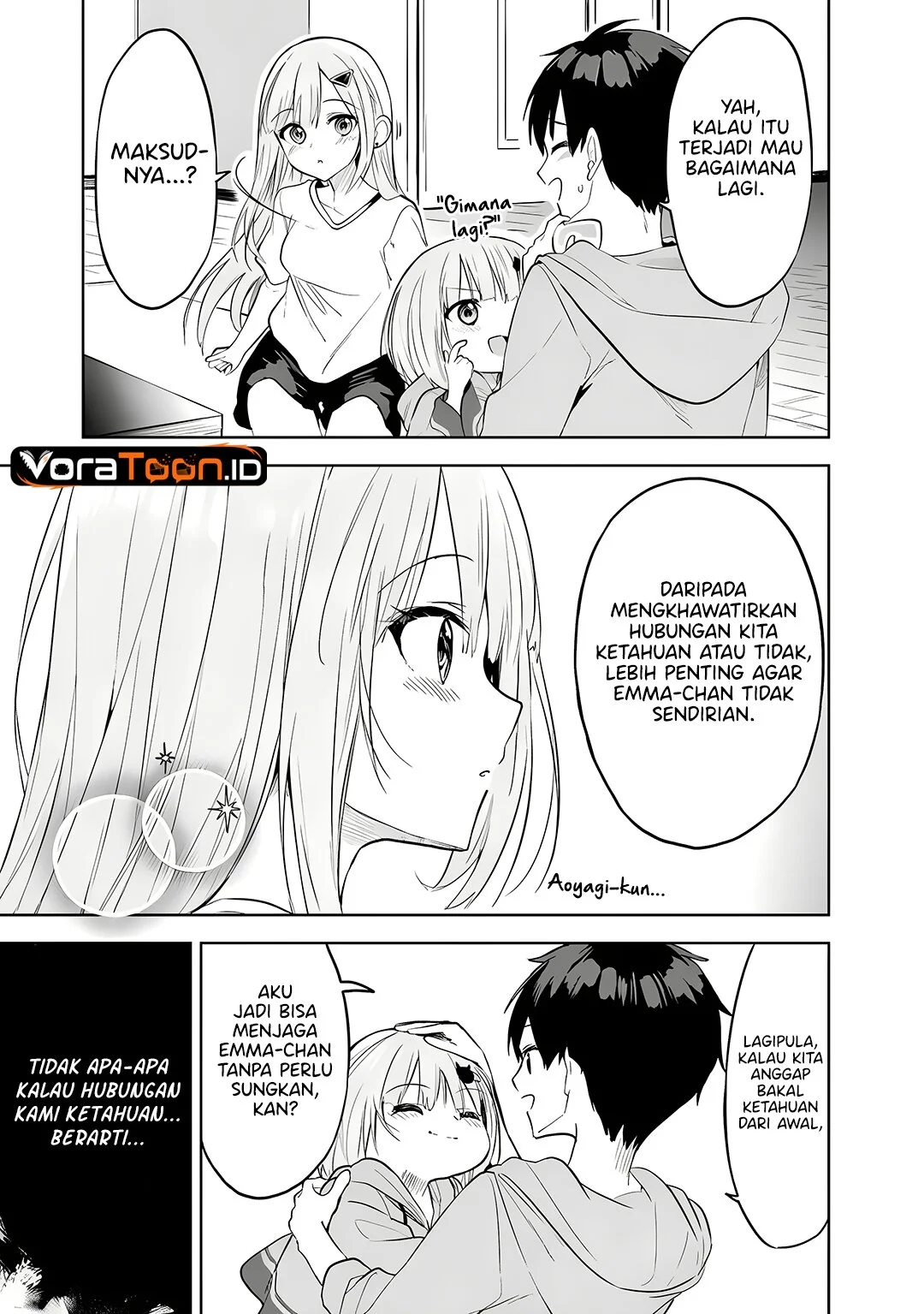 Maigo ni Natteita Youjo o Tasuketara, Otonari ni Sumu Bishoujo Ryuugakusei ga Ie ni Asobi ni Kuru You ni Natta Ken ni Tsuite Chapter 33 - halaman 17