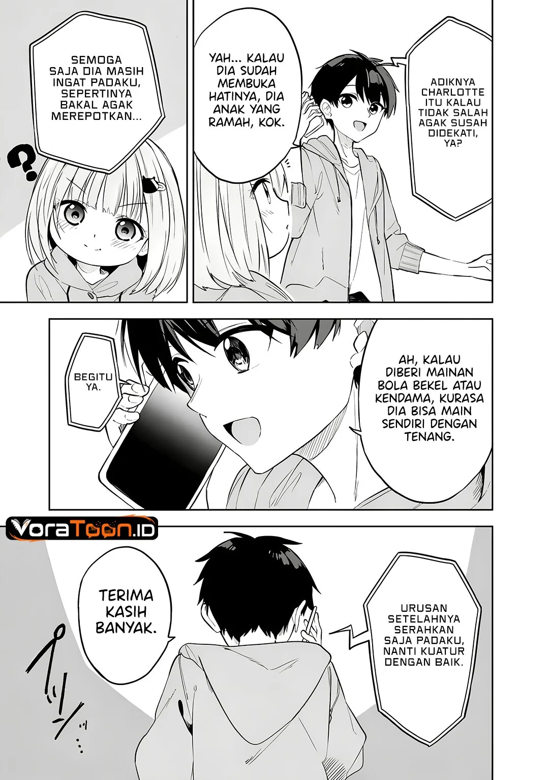 Maigo ni Natteita Youjo o Tasuketara, Otonari ni Sumu Bishoujo Ryuugakusei ga Ie ni Asobi ni Kuru You ni Natta Ken ni Tsuite Chapter 33 - halaman 21