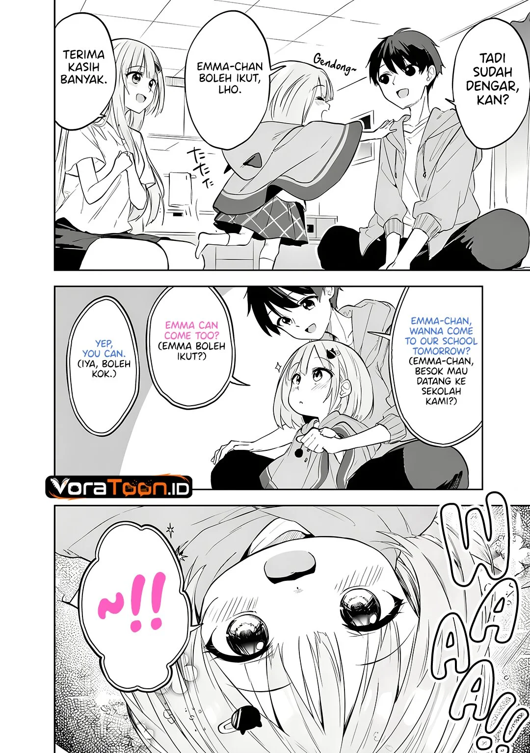 Maigo ni Natteita Youjo o Tasuketara, Otonari ni Sumu Bishoujo Ryuugakusei ga Ie ni Asobi ni Kuru You ni Natta Ken ni Tsuite Chapter 33 - halaman 22