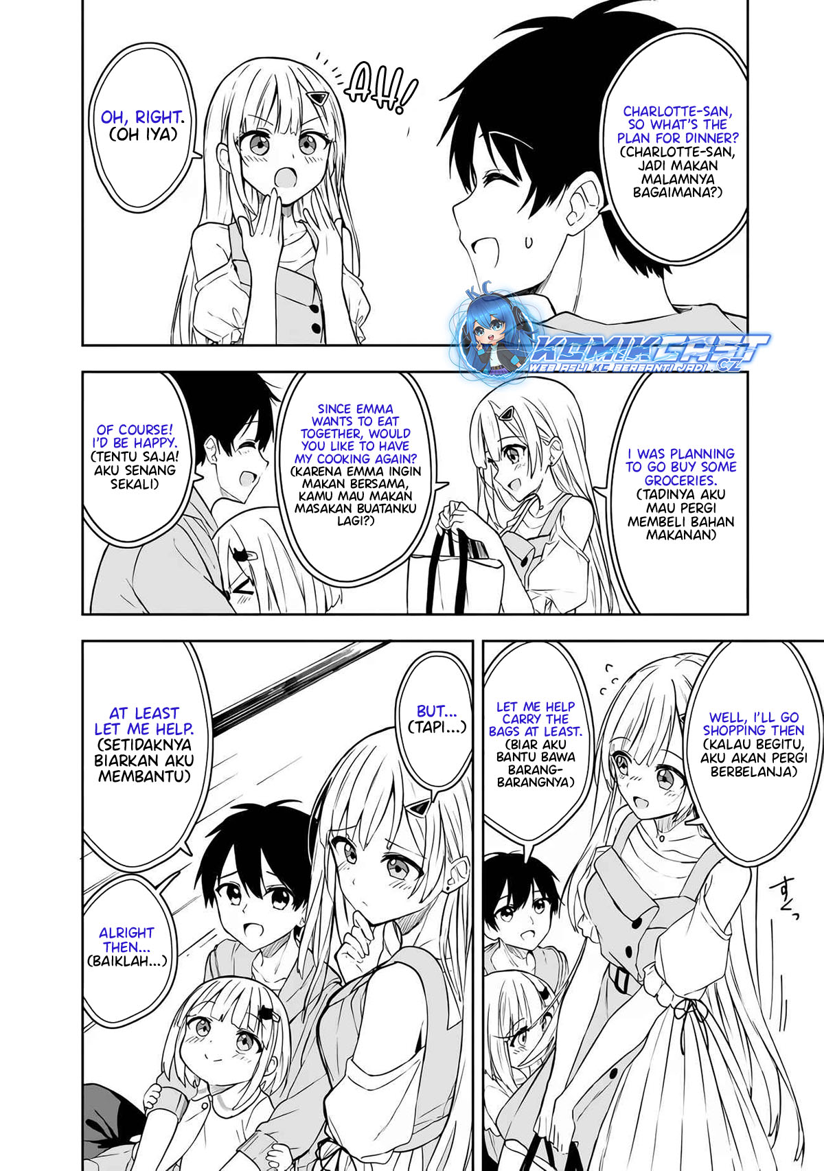 Maigo ni Natteita Youjo o Tasuketara, Otonari ni Sumu Bishoujo Ryuugakusei ga Ie ni Asobi ni Kuru You ni Natta Ken ni Tsuite Chapter 7 - halaman 11