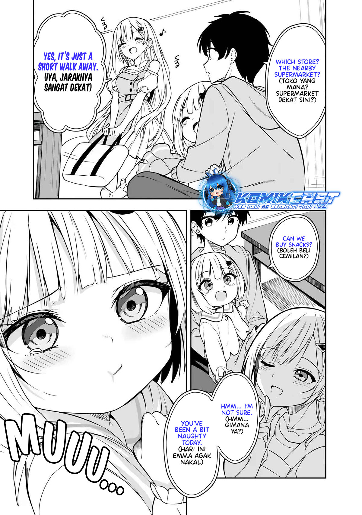 Maigo ni Natteita Youjo o Tasuketara, Otonari ni Sumu Bishoujo Ryuugakusei ga Ie ni Asobi ni Kuru You ni Natta Ken ni Tsuite Chapter 7 - halaman 12