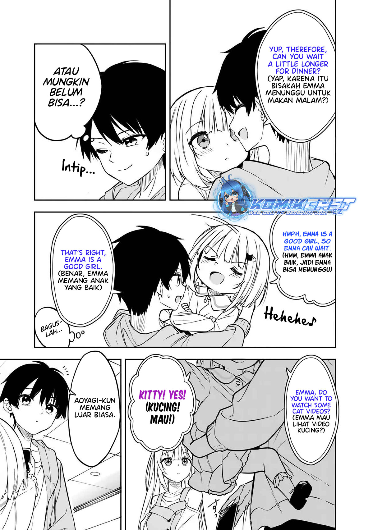 Maigo ni Natteita Youjo o Tasuketara, Otonari ni Sumu Bishoujo Ryuugakusei ga Ie ni Asobi ni Kuru You ni Natta Ken ni Tsuite Chapter 7 - halaman 20