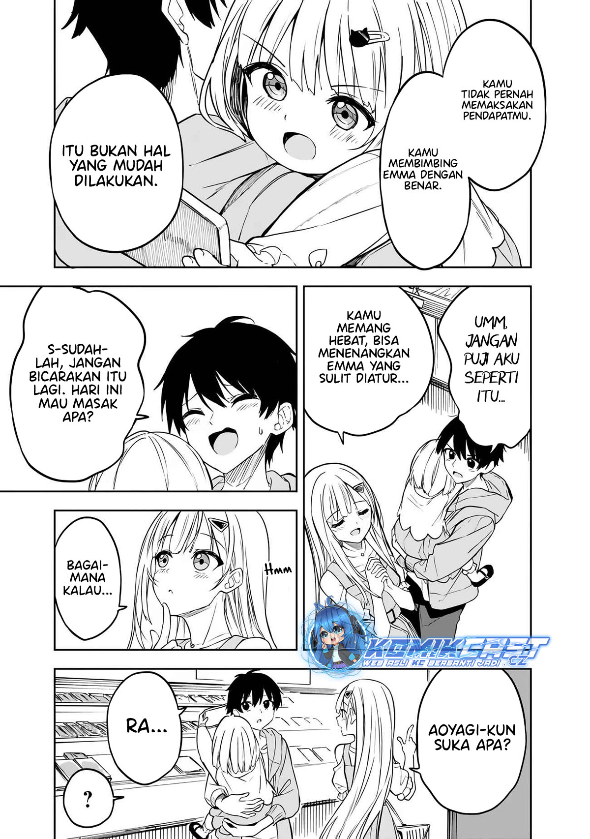 Maigo ni Natteita Youjo o Tasuketara, Otonari ni Sumu Bishoujo Ryuugakusei ga Ie ni Asobi ni Kuru You ni Natta Ken ni Tsuite Chapter 7 - halaman 22