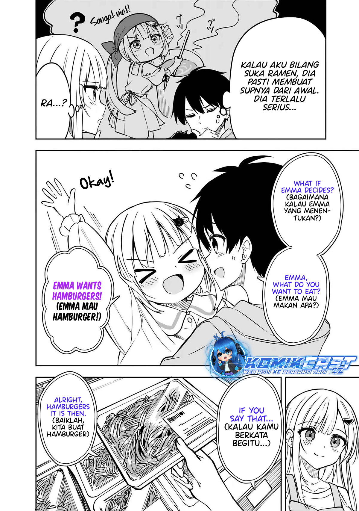 Maigo ni Natteita Youjo o Tasuketara, Otonari ni Sumu Bishoujo Ryuugakusei ga Ie ni Asobi ni Kuru You ni Natta Ken ni Tsuite Chapter 7 - halaman 23