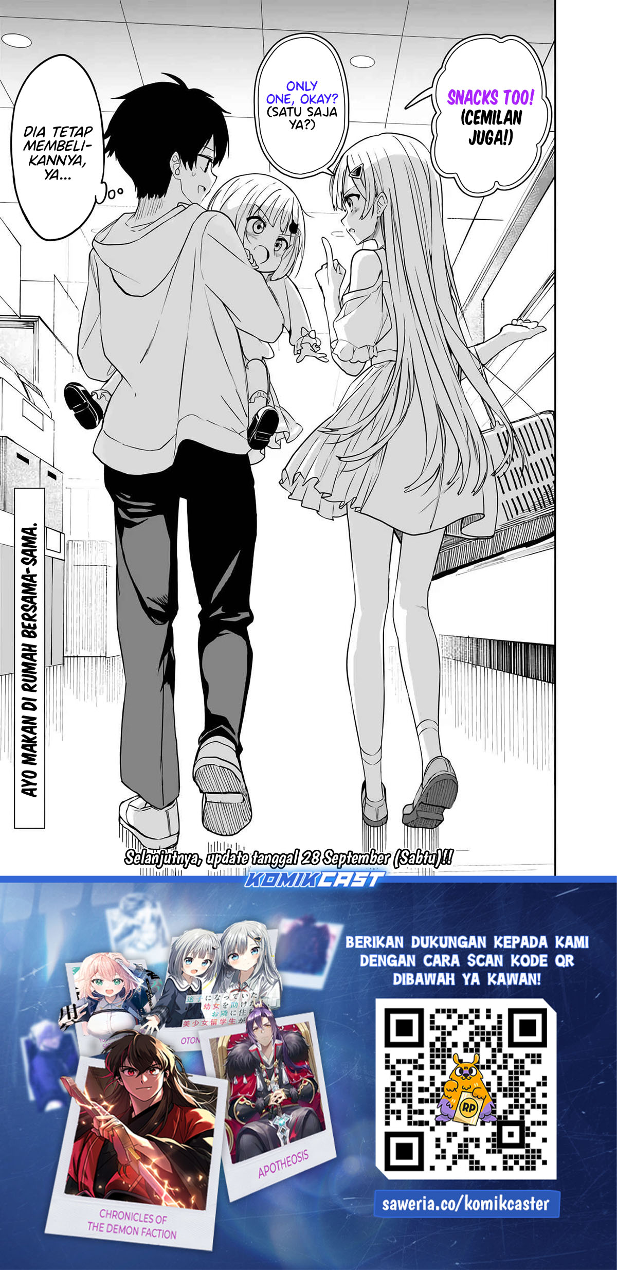 Maigo ni Natteita Youjo o Tasuketara, Otonari ni Sumu Bishoujo Ryuugakusei ga Ie ni Asobi ni Kuru You ni Natta Ken ni Tsuite Chapter 7 - halaman 24
