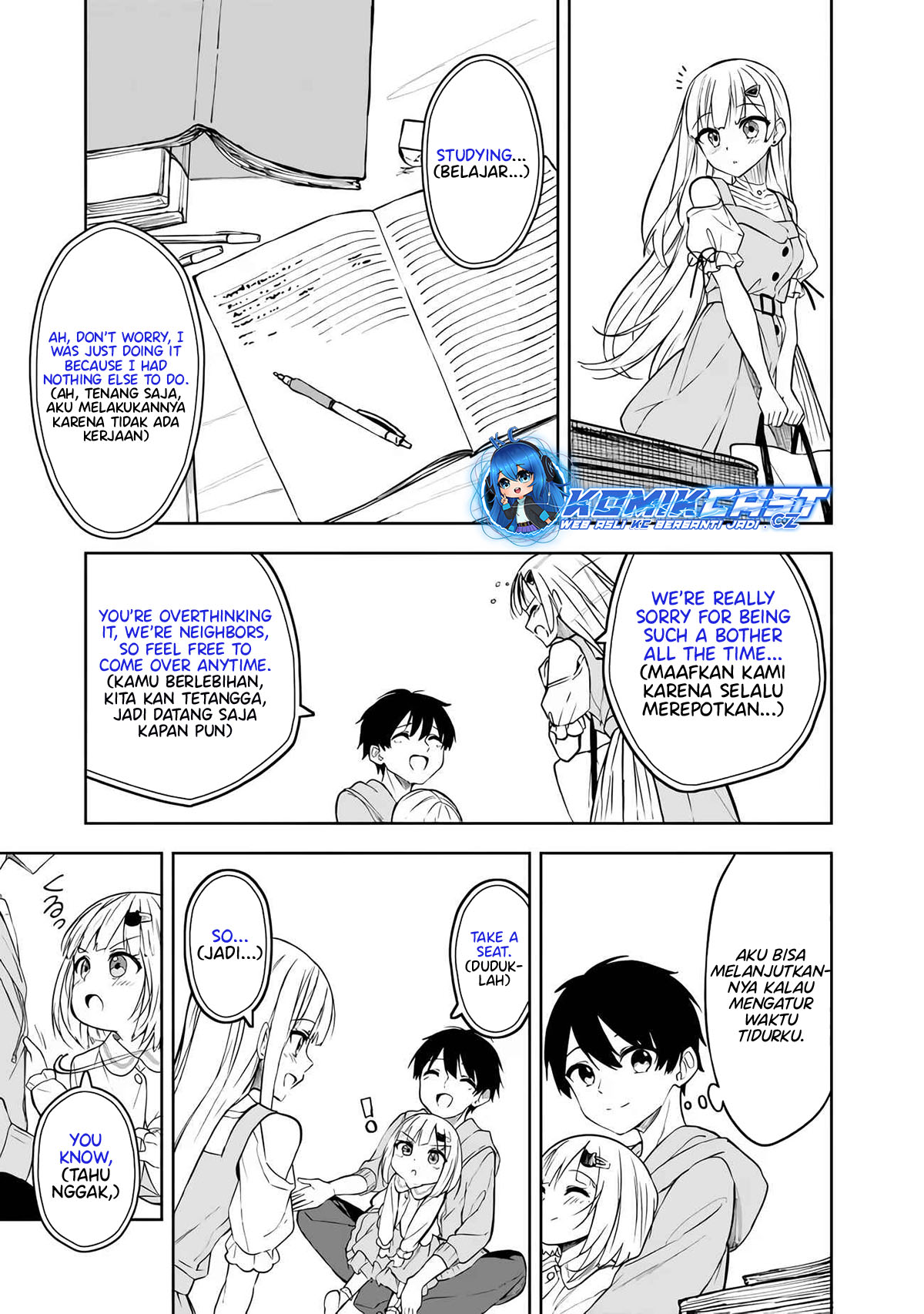 Maigo ni Natteita Youjo o Tasuketara, Otonari ni Sumu Bishoujo Ryuugakusei ga Ie ni Asobi ni Kuru You ni Natta Ken ni Tsuite Chapter 7 - halaman 4
