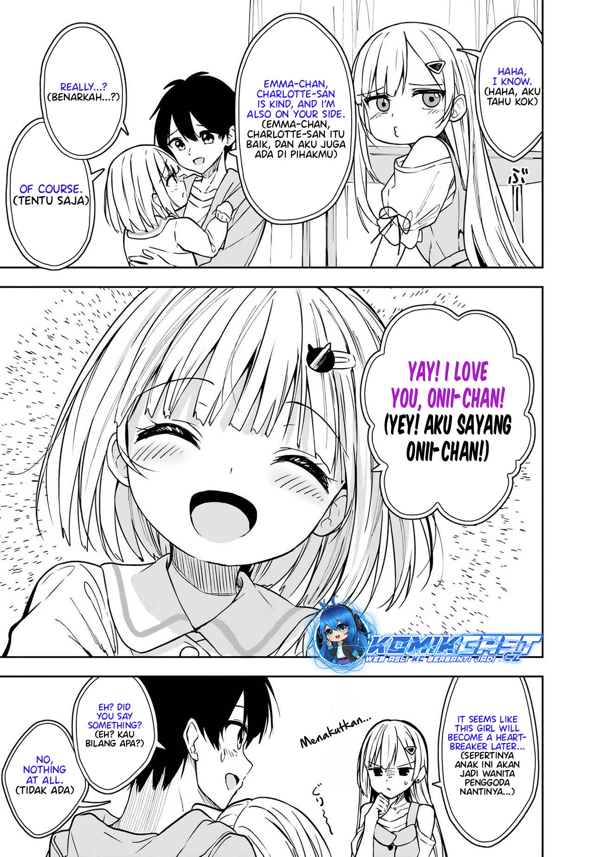 Maigo ni Natteita Youjo o Tasuketara, Otonari ni Sumu Bishoujo Ryuugakusei ga Ie ni Asobi ni Kuru You ni Natta Ken ni Tsuite Chapter 7 - halaman 8