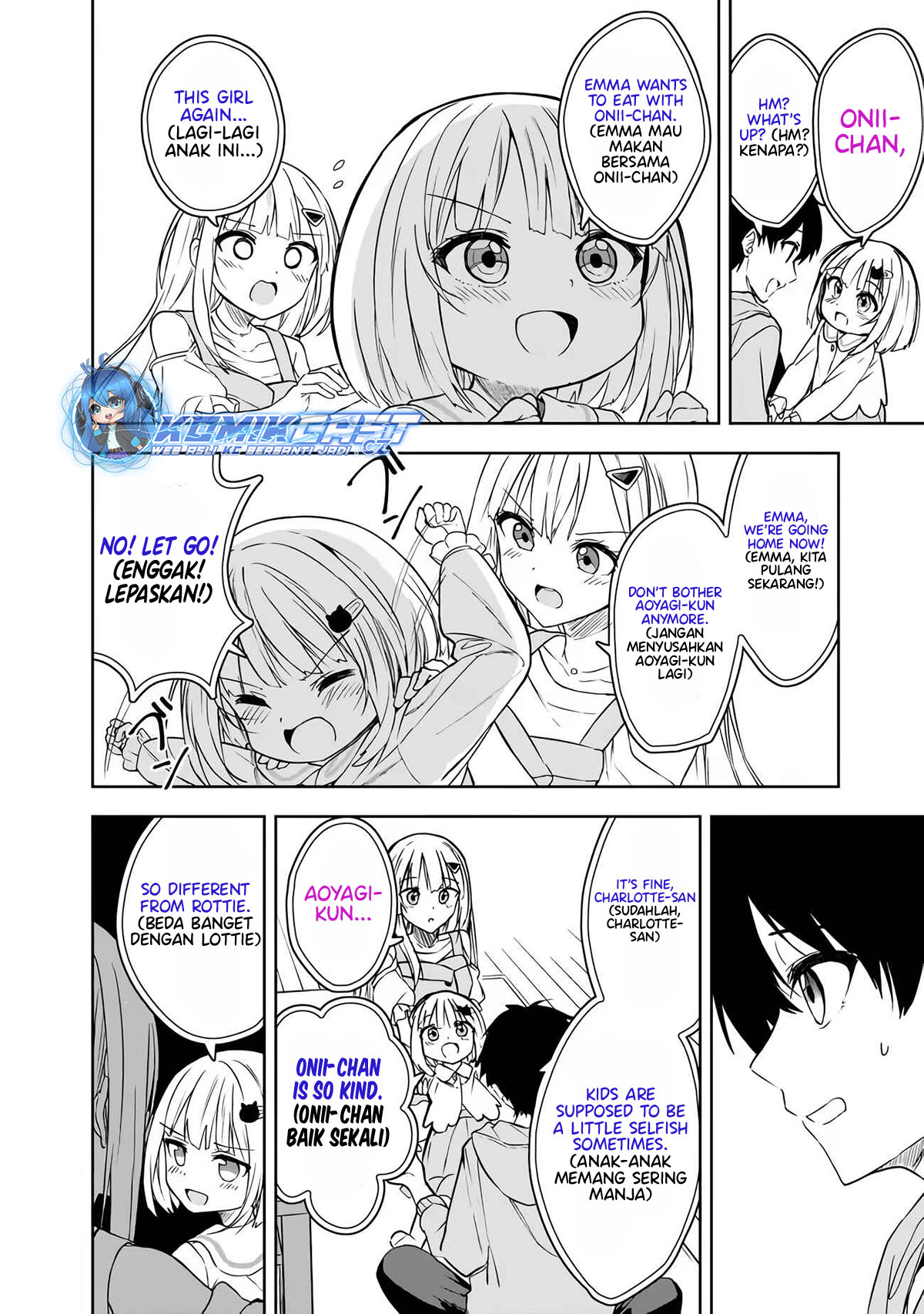 Maigo ni Natteita Youjo o Tasuketara, Otonari ni Sumu Bishoujo Ryuugakusei ga Ie ni Asobi ni Kuru You ni Natta Ken ni Tsuite Chapter 7 - halaman 9