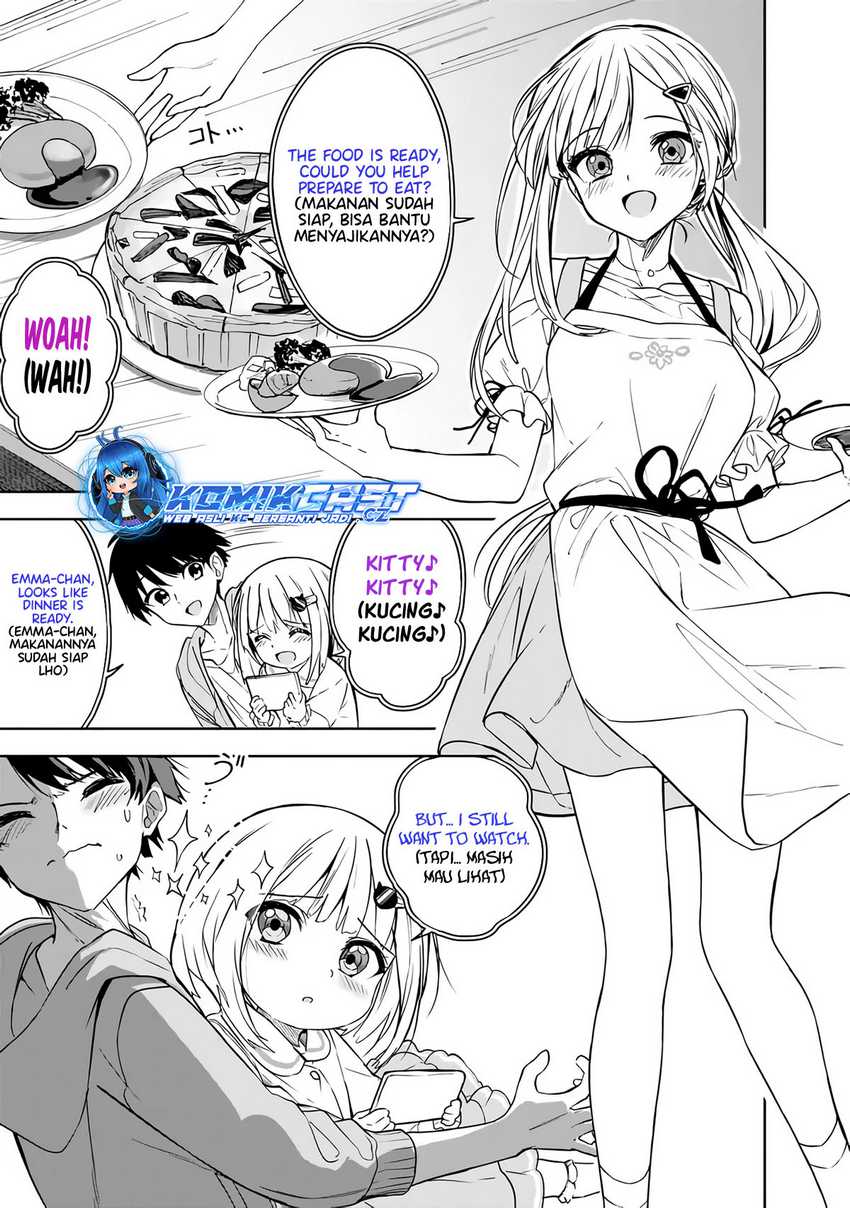 Maigo ni Natteita Youjo o Tasuketara, Otonari ni Sumu Bishoujo Ryuugakusei ga Ie ni Asobi ni Kuru You ni Natta Ken ni Tsuite Chapter 8 - halaman 4