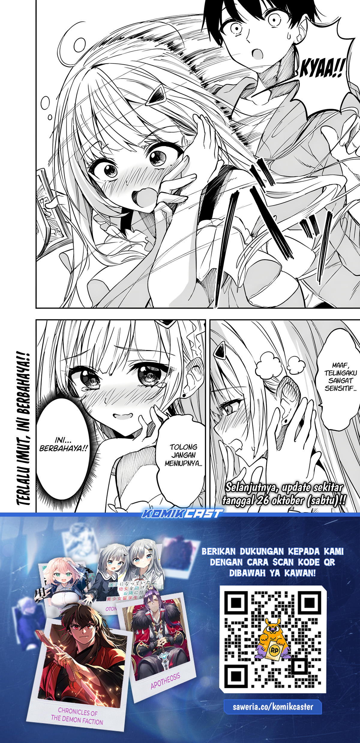 Maigo ni Natteita Youjo o Tasuketara, Otonari ni Sumu Bishoujo Ryuugakusei ga Ie ni Asobi ni Kuru You ni Natta Ken ni Tsuite Chapter 9 - halaman 25