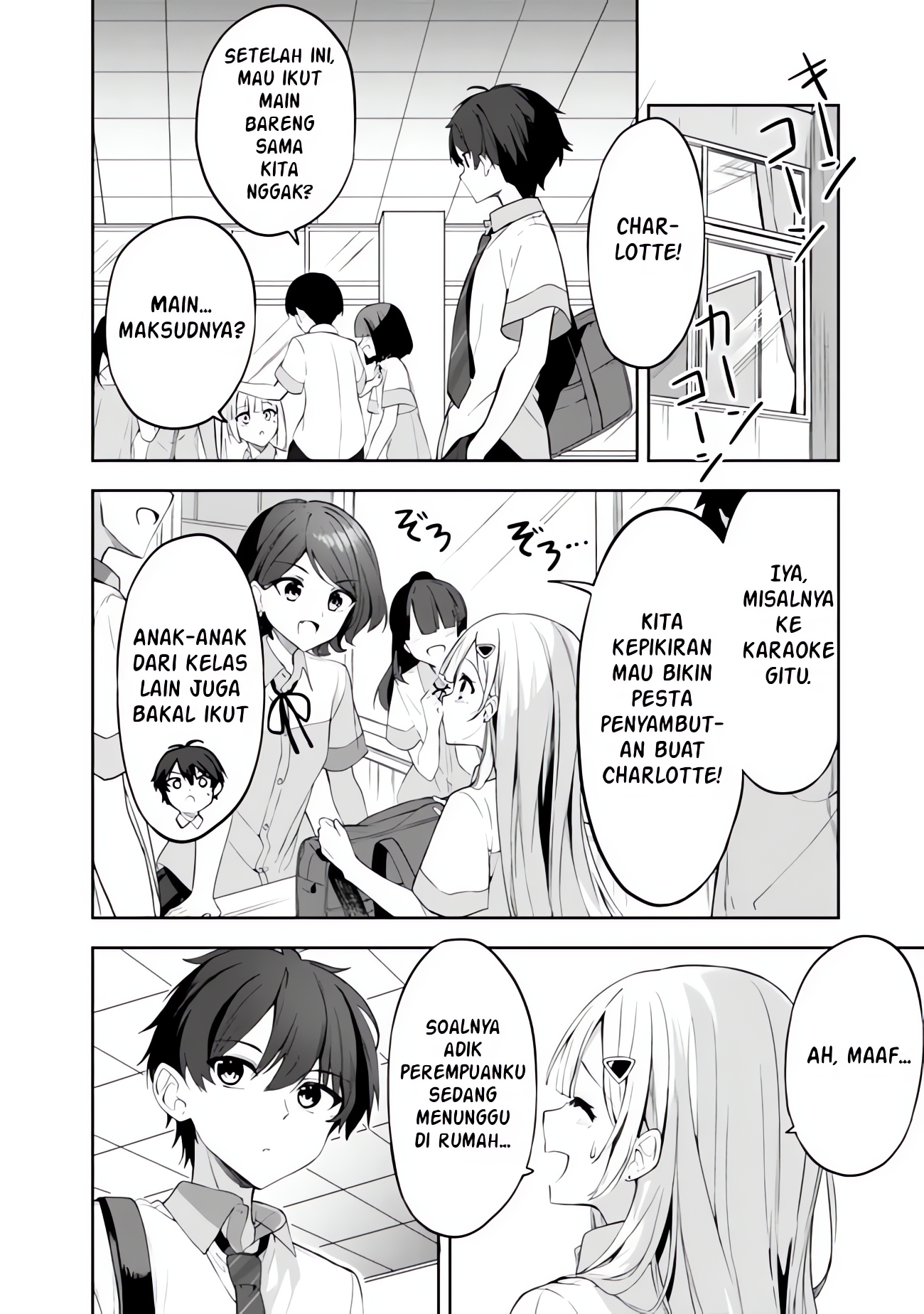 Maigo ni Natteita Youjo wo Tasuketara, Otonari ni Sumu Bishoujo Ryuugakusei ga Ie ni Asobi ni Kuru you ni Natta Ken ni Tsuite Chapter 1 - halaman 14