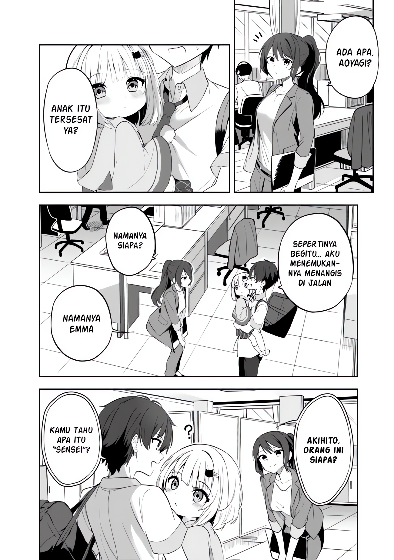 Maigo ni Natteita Youjo wo Tasuketara, Otonari ni Sumu Bishoujo Ryuugakusei ga Ie ni Asobi ni Kuru you ni Natta Ken ni Tsuite Chapter 1 - halaman 38