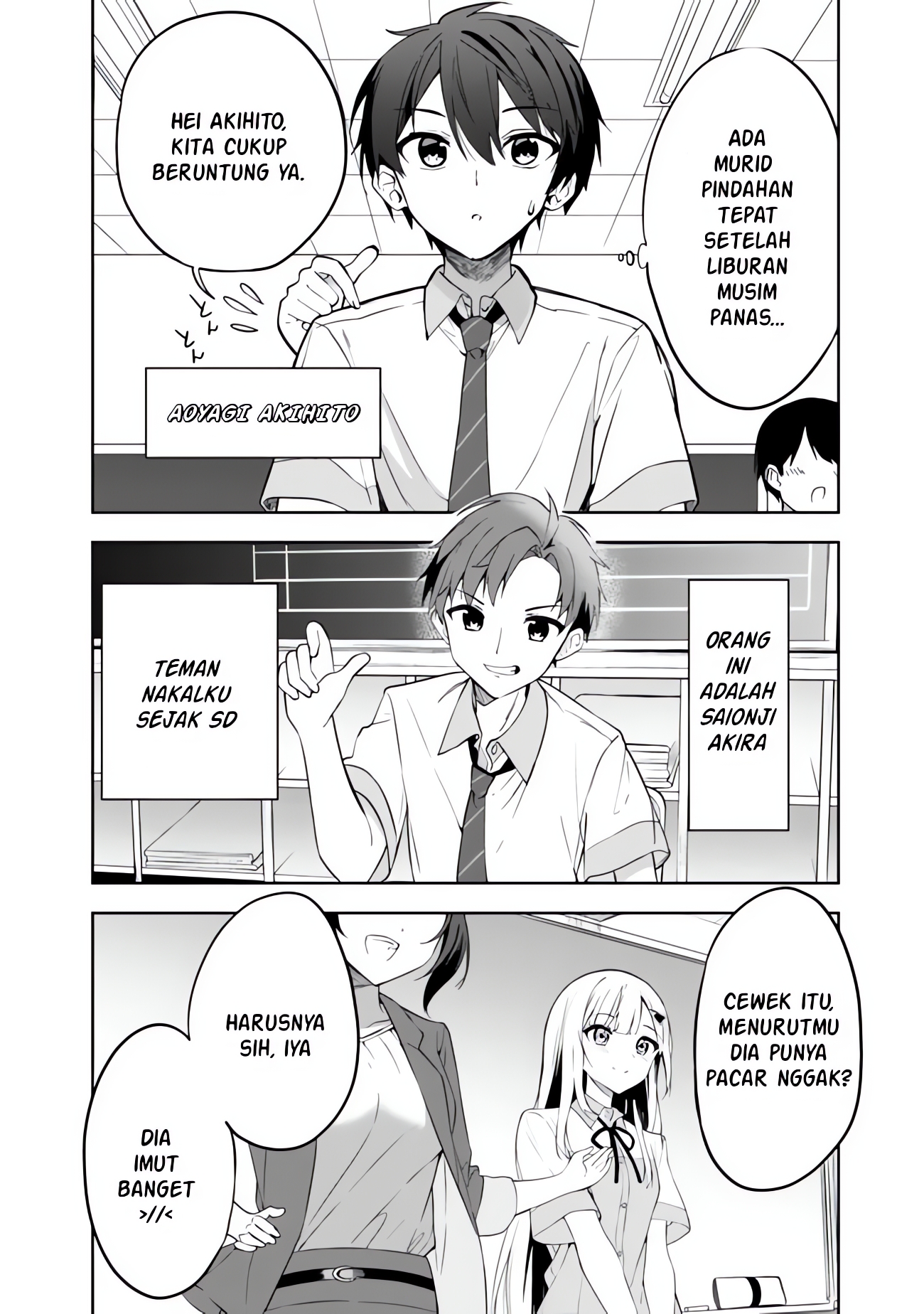 Maigo ni Natteita Youjo wo Tasuketara, Otonari ni Sumu Bishoujo Ryuugakusei ga Ie ni Asobi ni Kuru you ni Natta Ken ni Tsuite Chapter 1 - halaman 4