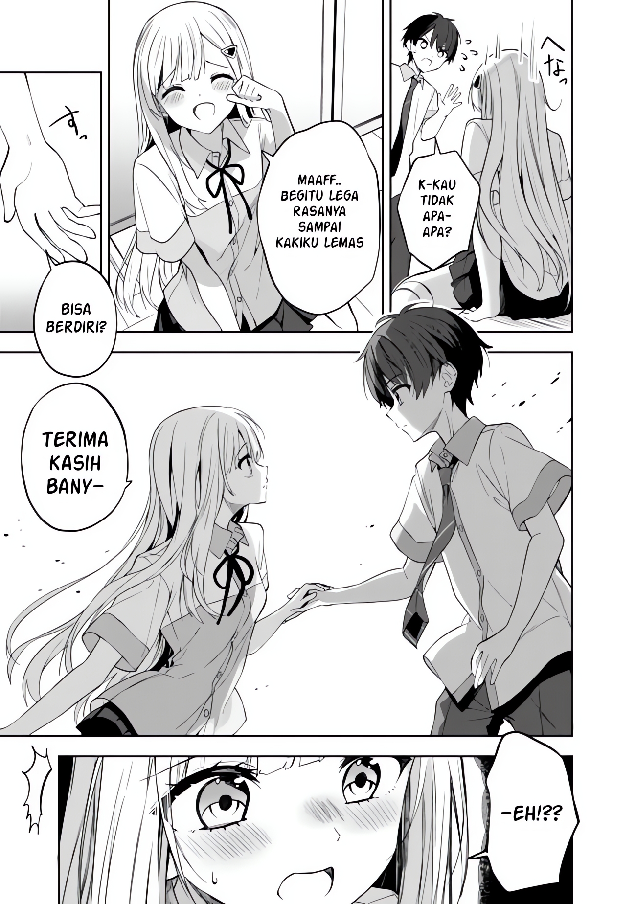 Maigo ni Natteita Youjo wo Tasuketara, Otonari ni Sumu Bishoujo Ryuugakusei ga Ie ni Asobi ni Kuru you ni Natta Ken ni Tsuite Chapter 1 - halaman 43