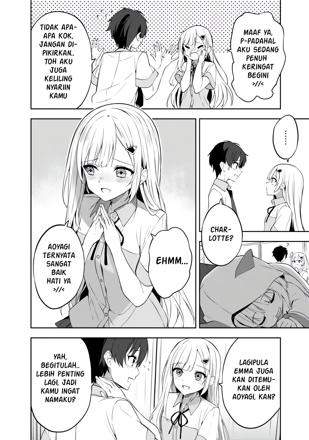 Maigo ni Natteita Youjo wo Tasuketara, Otonari ni Sumu Bishoujo Ryuugakusei ga Ie ni Asobi ni Kuru you ni Natta Ken ni Tsuite Chapter 1 - halaman 44