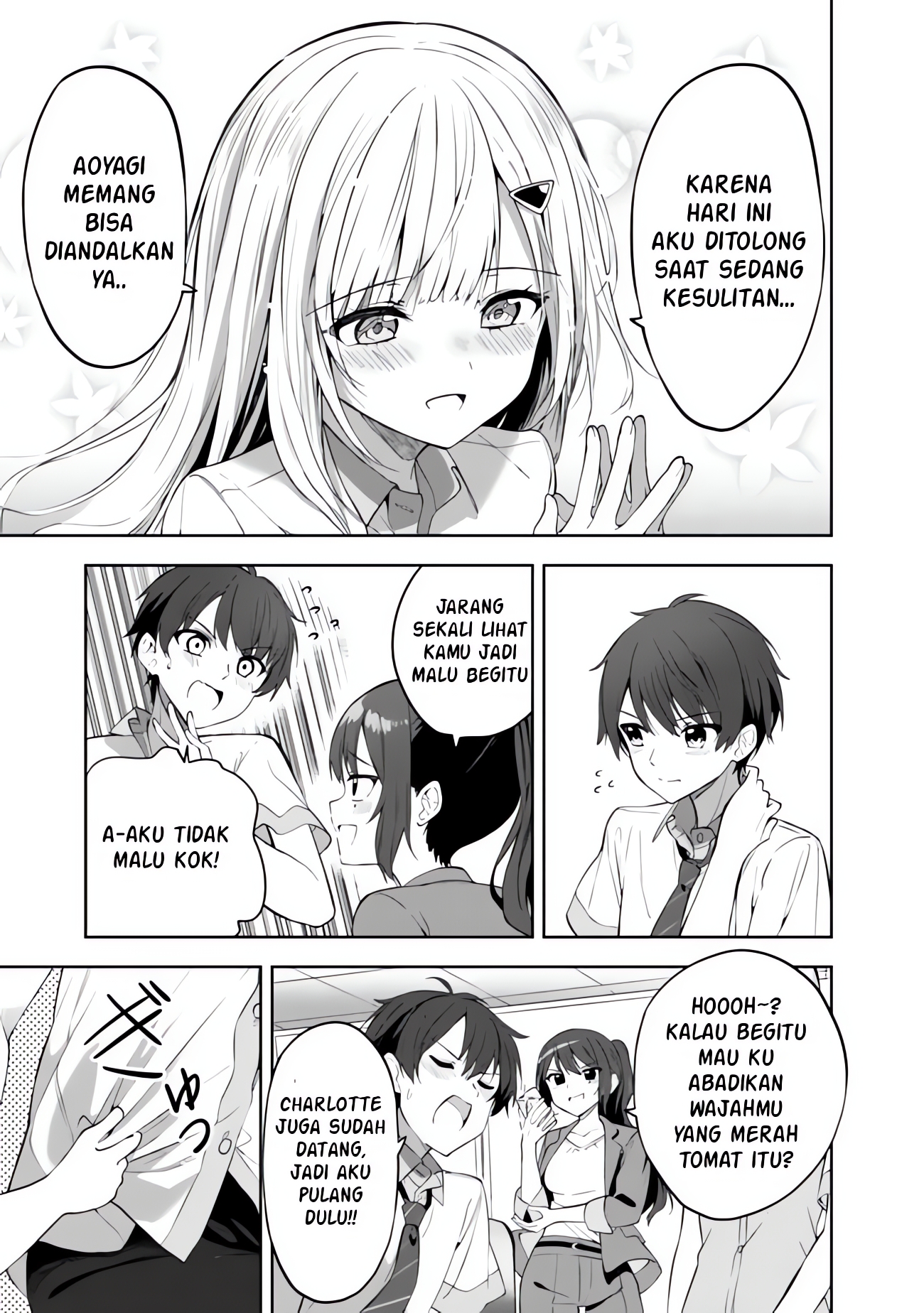 Maigo ni Natteita Youjo wo Tasuketara, Otonari ni Sumu Bishoujo Ryuugakusei ga Ie ni Asobi ni Kuru you ni Natta Ken ni Tsuite Chapter 1 - halaman 45