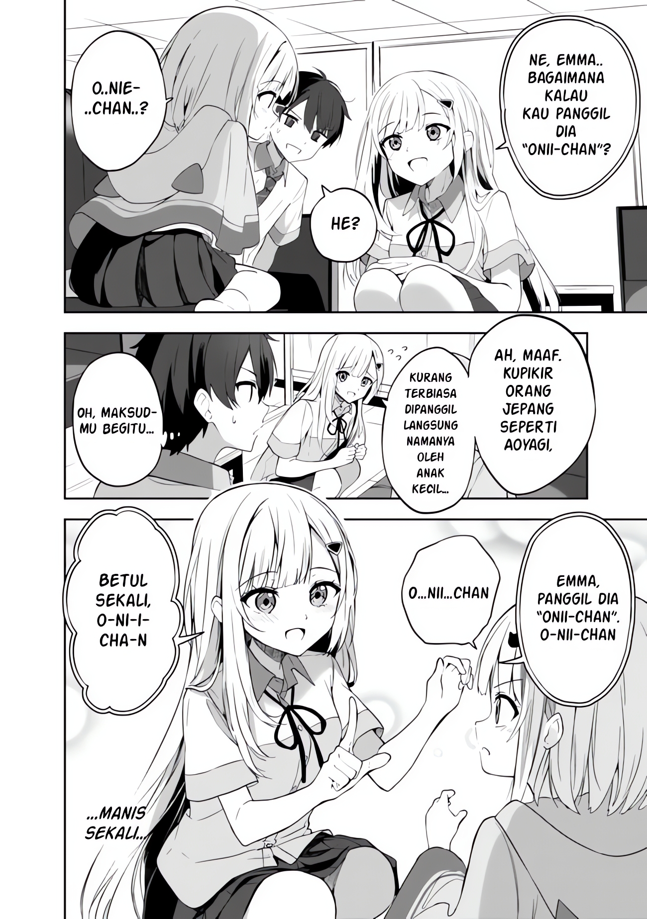 Maigo ni Natteita Youjo wo Tasuketara, Otonari ni Sumu Bishoujo Ryuugakusei ga Ie ni Asobi ni Kuru you ni Natta Ken ni Tsuite Chapter 1 - halaman 48