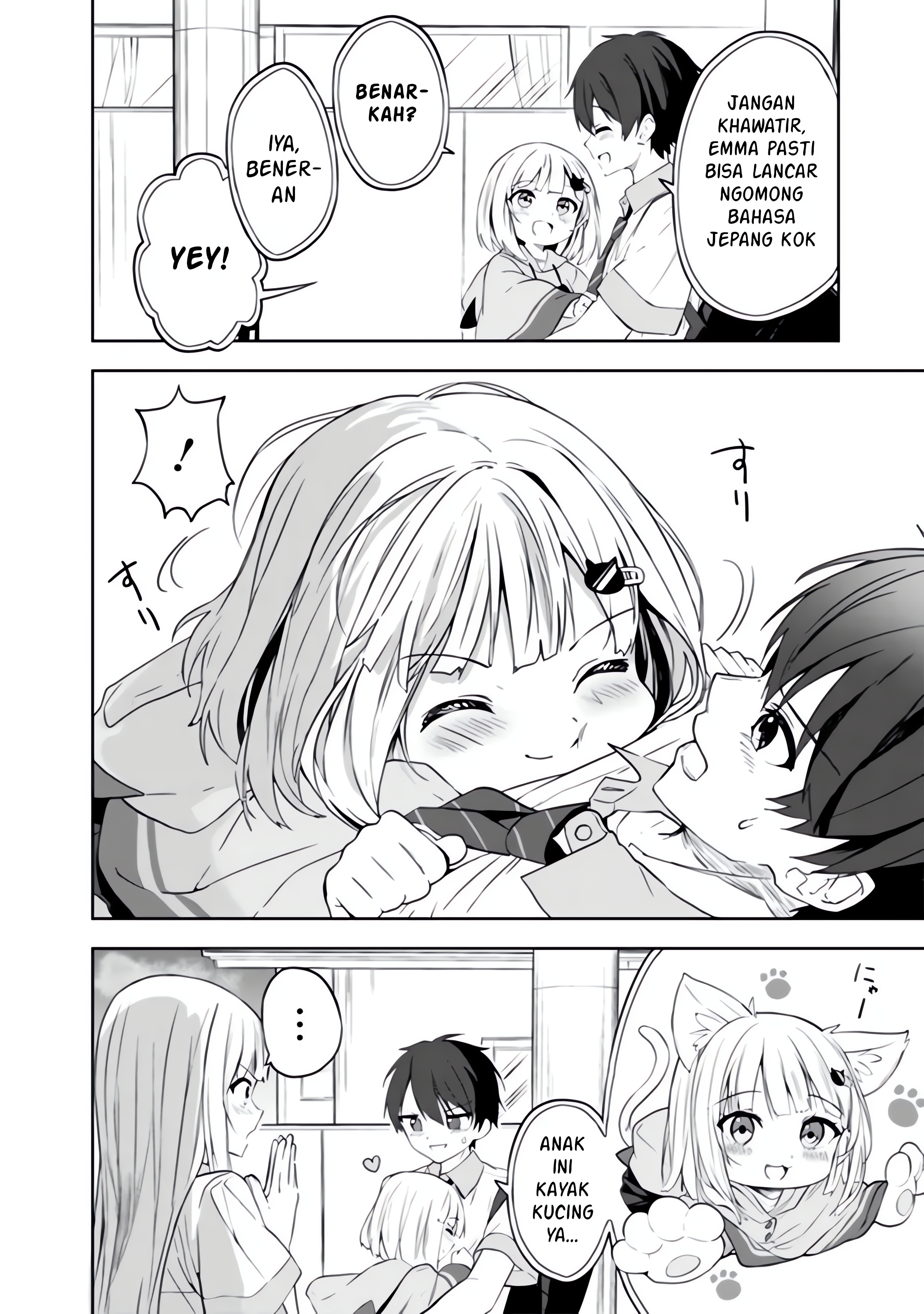 Maigo ni Natteita Youjo wo Tasuketara, Otonari ni Sumu Bishoujo Ryuugakusei ga Ie ni Asobi ni Kuru you ni Natta Ken ni Tsuite Chapter 2 - halaman 12