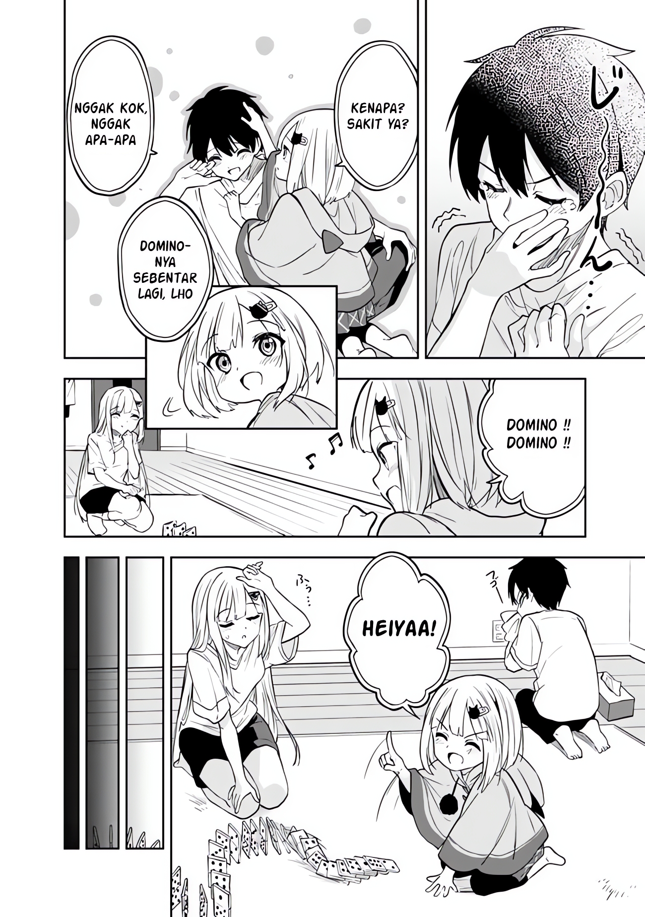 Maigo ni Natteita Youjo wo Tasuketara, Otonari ni Sumu Bishoujo Ryuugakusei ga Ie ni Asobi ni Kuru you ni Natta Ken ni Tsuite Chapter 3 - halaman 16