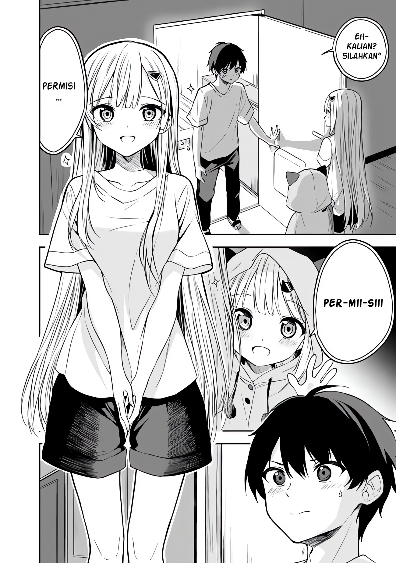 Maigo ni Natteita Youjo wo Tasuketara, Otonari ni Sumu Bishoujo Ryuugakusei ga Ie ni Asobi ni Kuru you ni Natta Ken ni Tsuite Chapter 3 - halaman 2