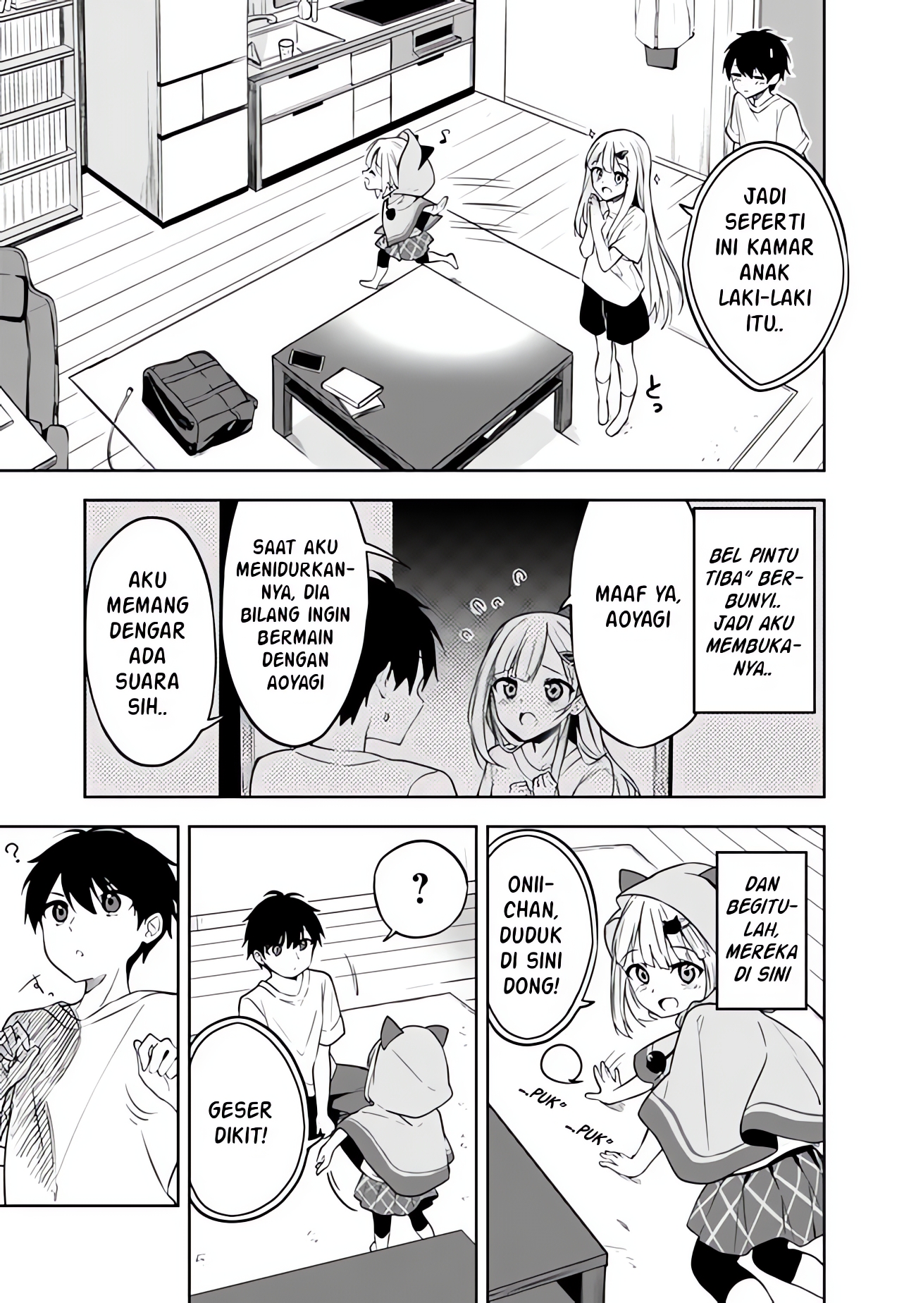 Maigo ni Natteita Youjo wo Tasuketara, Otonari ni Sumu Bishoujo Ryuugakusei ga Ie ni Asobi ni Kuru you ni Natta Ken ni Tsuite Chapter 3 - halaman 3