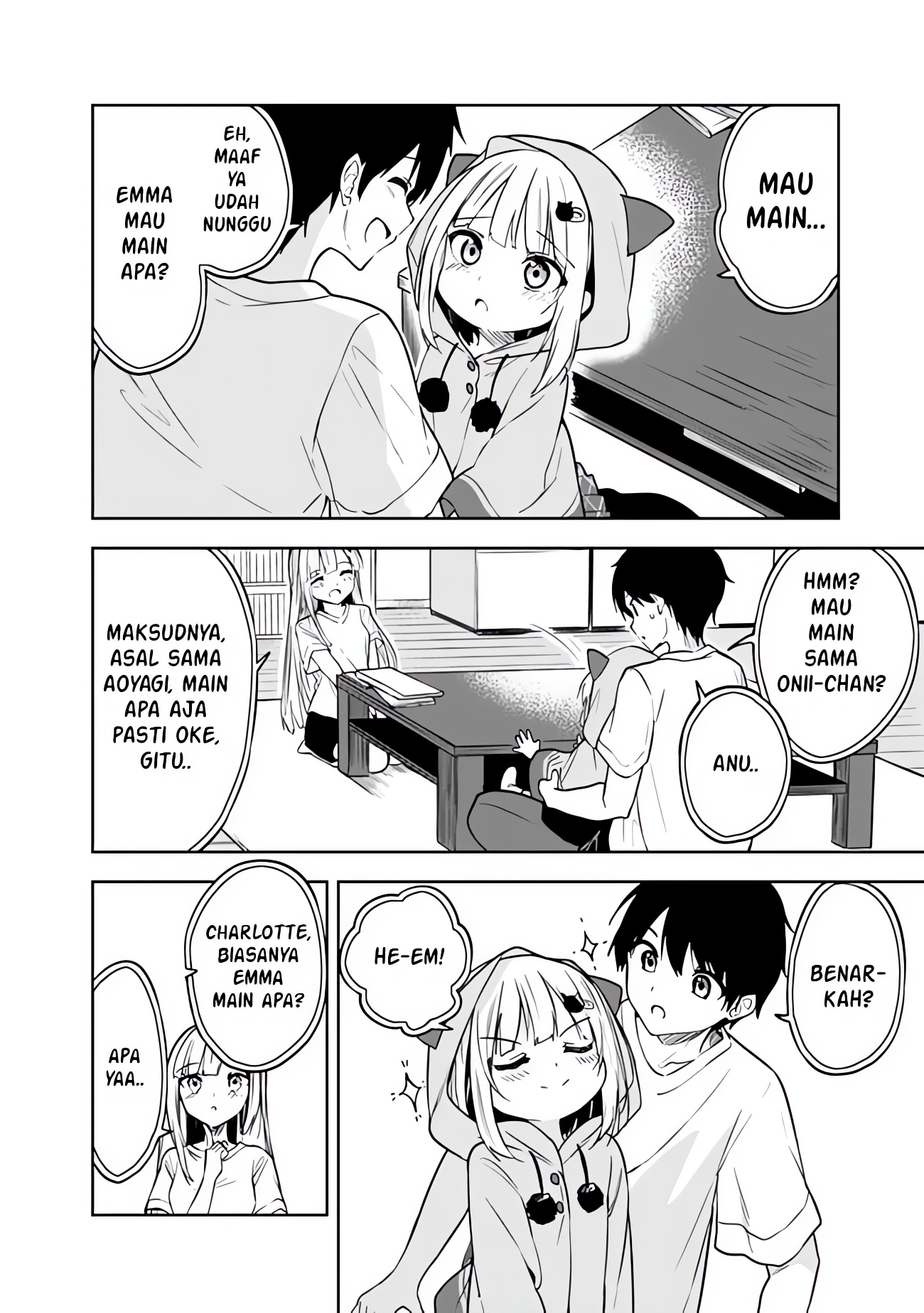 Maigo ni Natteita Youjo wo Tasuketara, Otonari ni Sumu Bishoujo Ryuugakusei ga Ie ni Asobi ni Kuru you ni Natta Ken ni Tsuite Chapter 3 - halaman 8