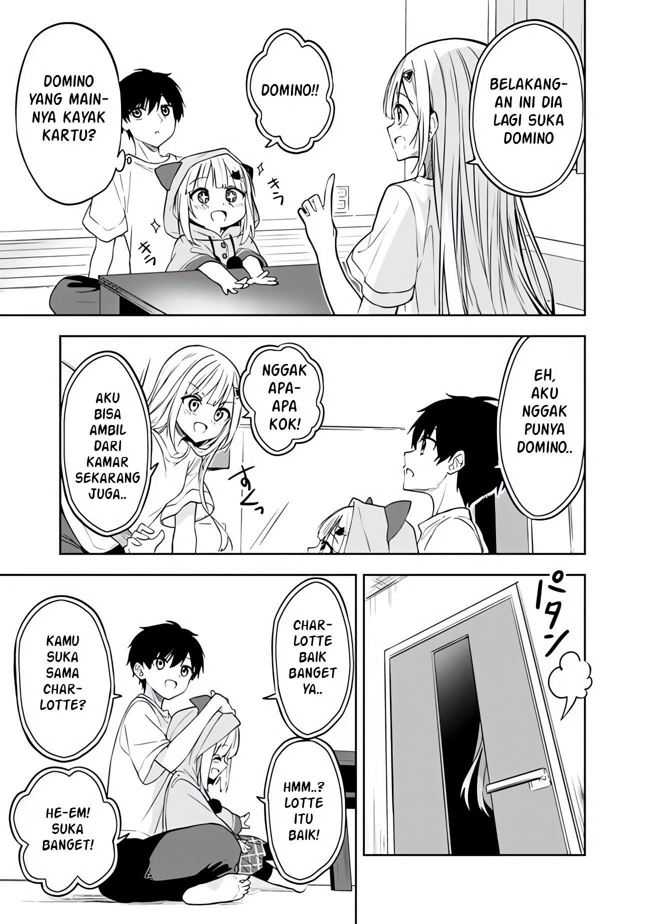 Maigo ni Natteita Youjo wo Tasuketara, Otonari ni Sumu Bishoujo Ryuugakusei ga Ie ni Asobi ni Kuru you ni Natta Ken ni Tsuite Chapter 3 - halaman 9
