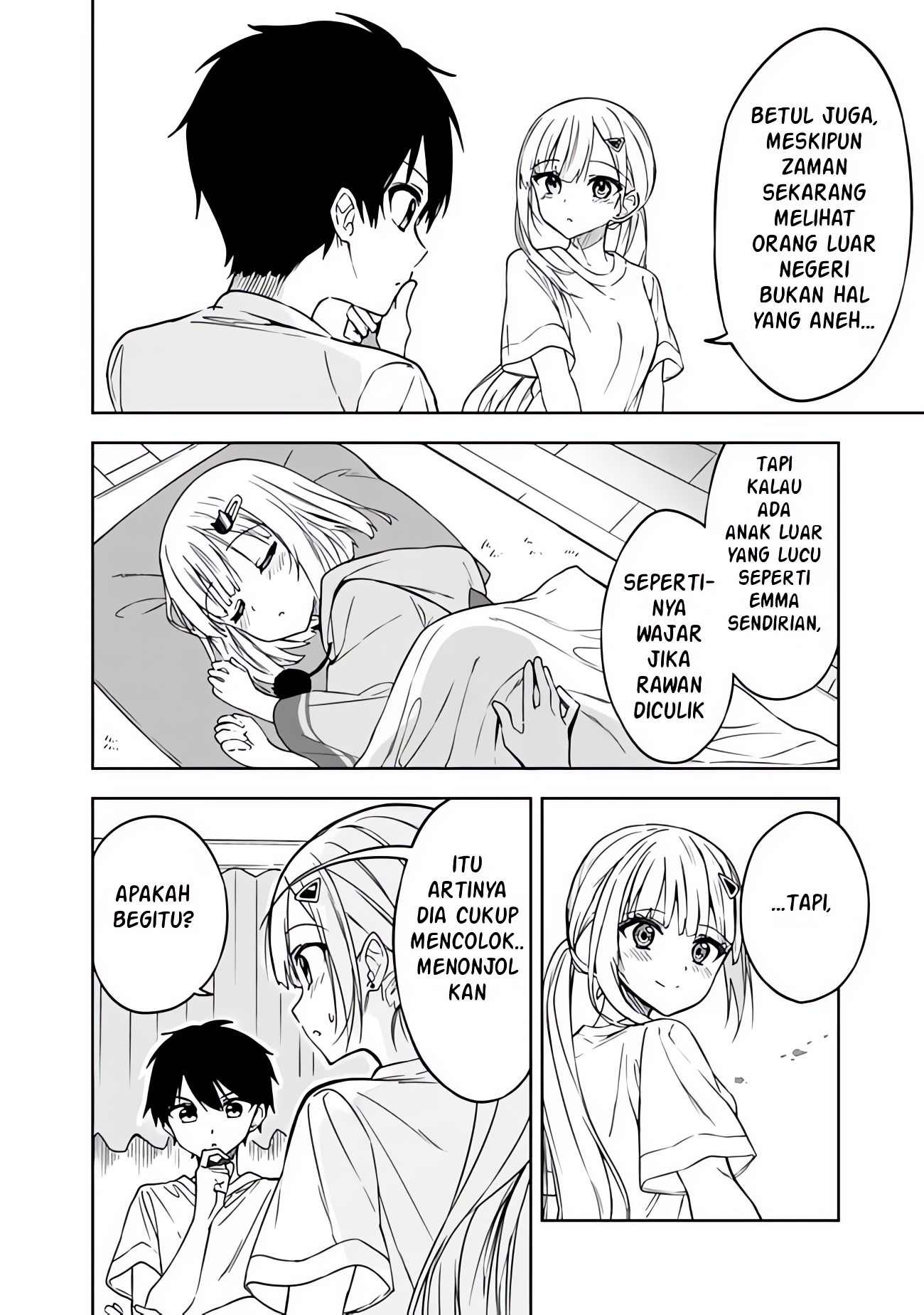 Maigo ni Natteita Youjo wo Tasuketara, Otonari ni Sumu Bishoujo Ryuugakusei ga Ie ni Asobi ni Kuru you ni Natta Ken ni Tsuite Chapter 4 - halaman 12