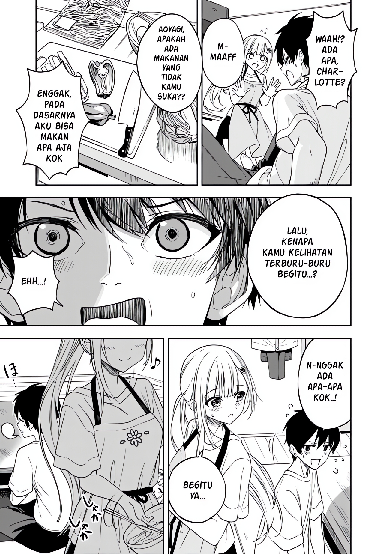 Maigo ni Natteita Youjo wo Tasuketara, Otonari ni Sumu Bishoujo Ryuugakusei ga Ie ni Asobi ni Kuru you ni Natta Ken ni Tsuite Chapter 4 - halaman 3