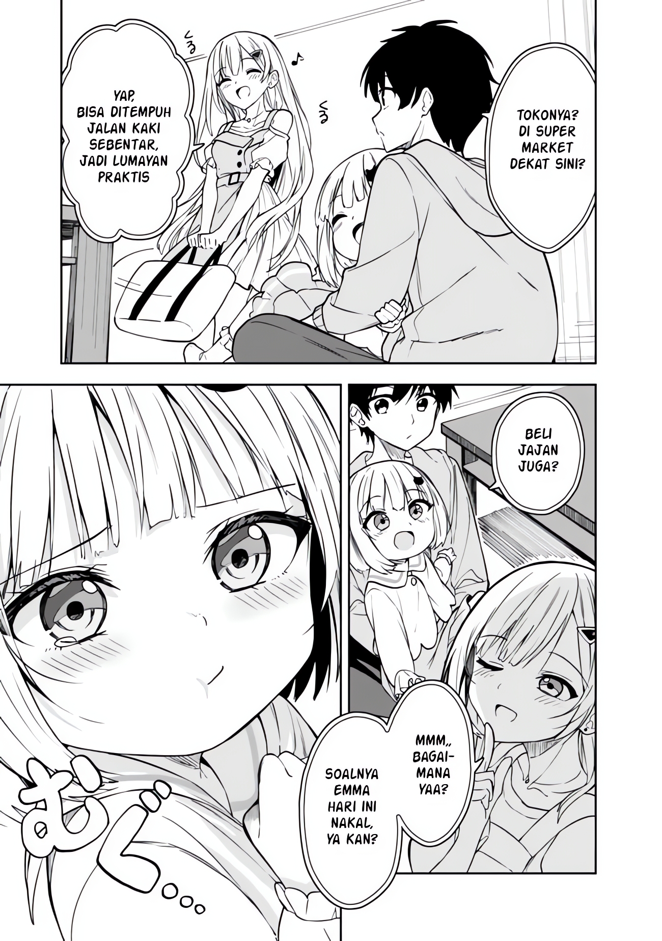 Maigo ni Natteita Youjo wo Tasuketara, Otonari ni Sumu Bishoujo Ryuugakusei ga Ie ni Asobi ni Kuru you ni Natta Ken ni Tsuite Chapter 7 - halaman 12