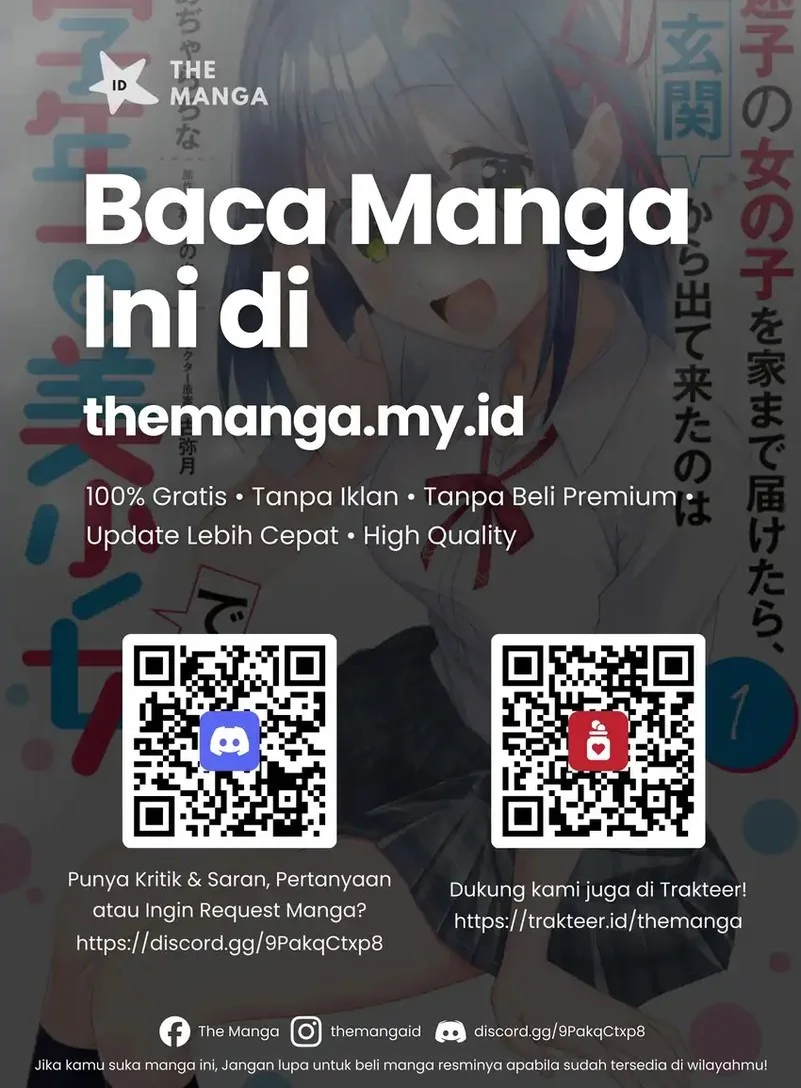Maigo no Onnanoko o Ie Made Todoketara, Genkan kara Detekita no wa Gakunen Ichi no Bishoujo deshita Chapter 11.1 - halaman 7