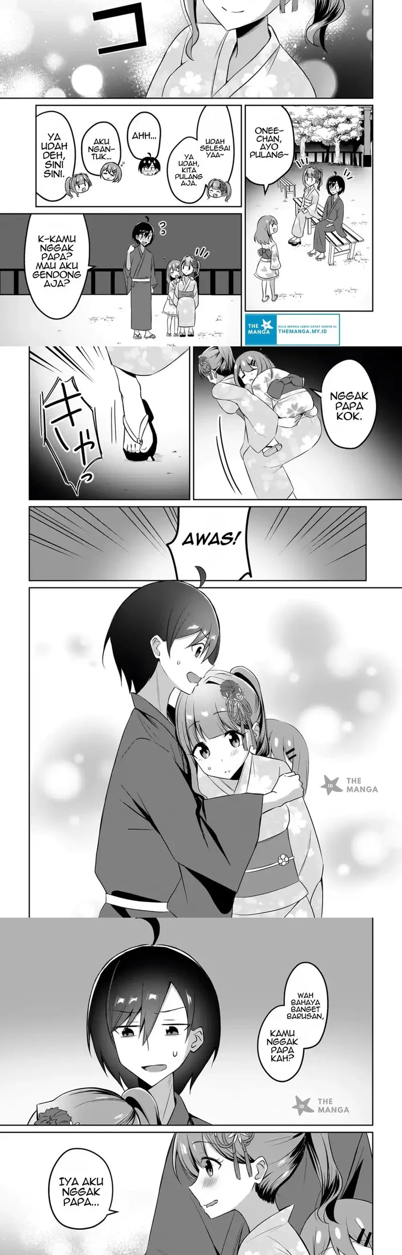 Maigo no Onnanoko o Ie Made Todoketara, Genkan kara Detekita no wa Gakunen Ichi no Bishoujo deshita Chapter 11.2 - halaman 3