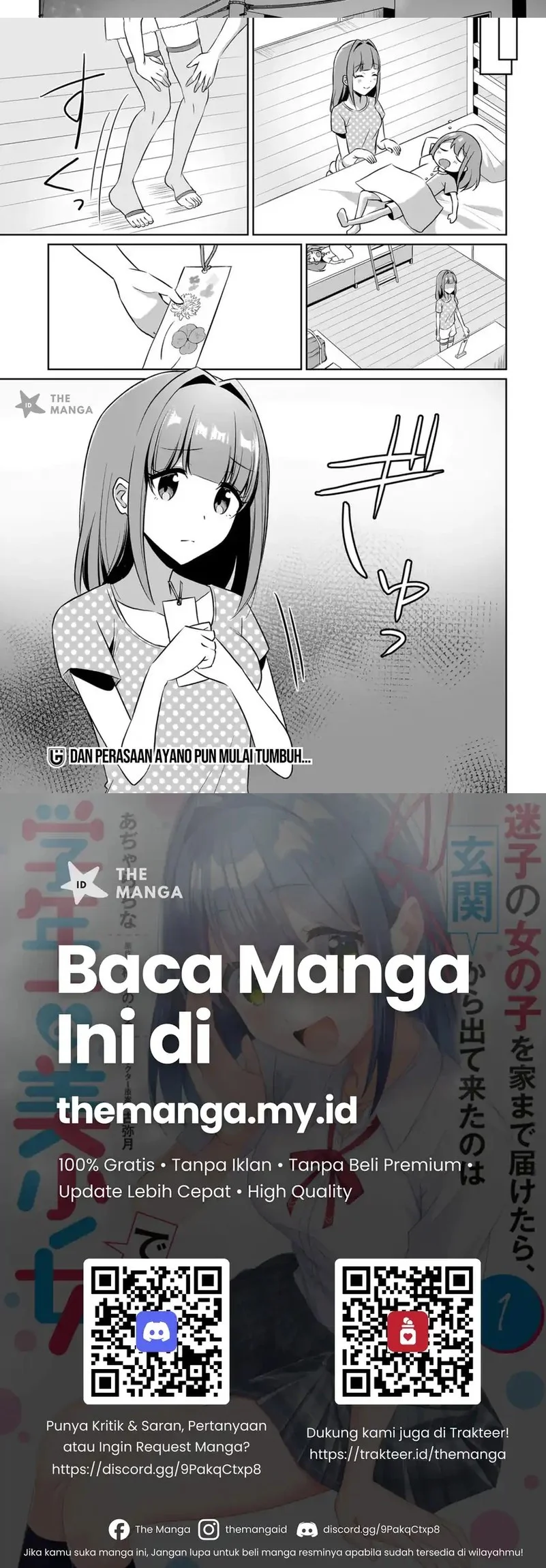 Maigo no Onnanoko o Ie Made Todoketara, Genkan kara Detekita no wa Gakunen Ichi no Bishoujo deshita Chapter 11.2 - halaman 7