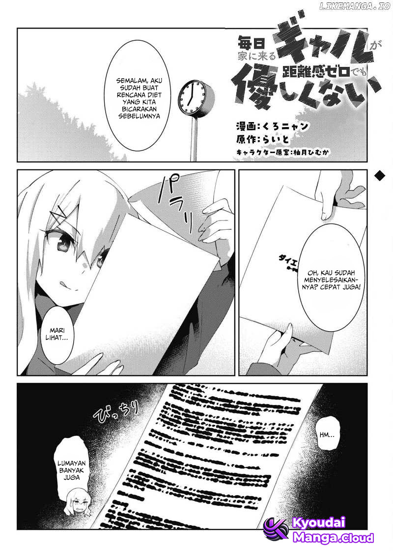 Mainichi Ie ni Kuru Gal ga Kyorikan Zero demo Yasashikunai the Comic Chapter 4 - halaman 2