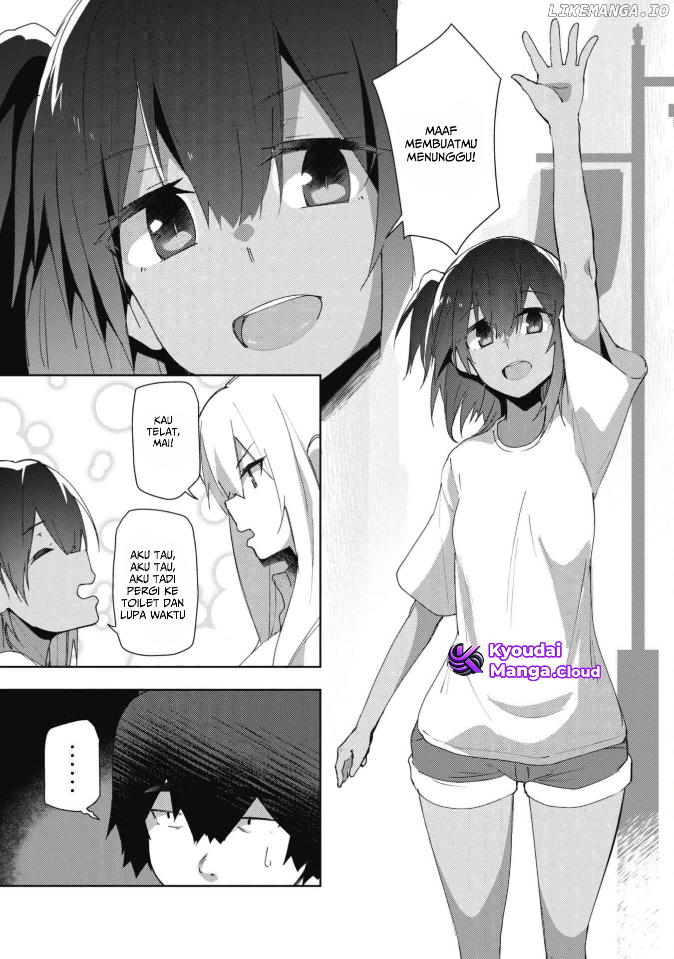 Mainichi Ie ni Kuru Gal ga Kyorikan Zero demo Yasashikunai the Comic Chapter 7.1 - halaman 4