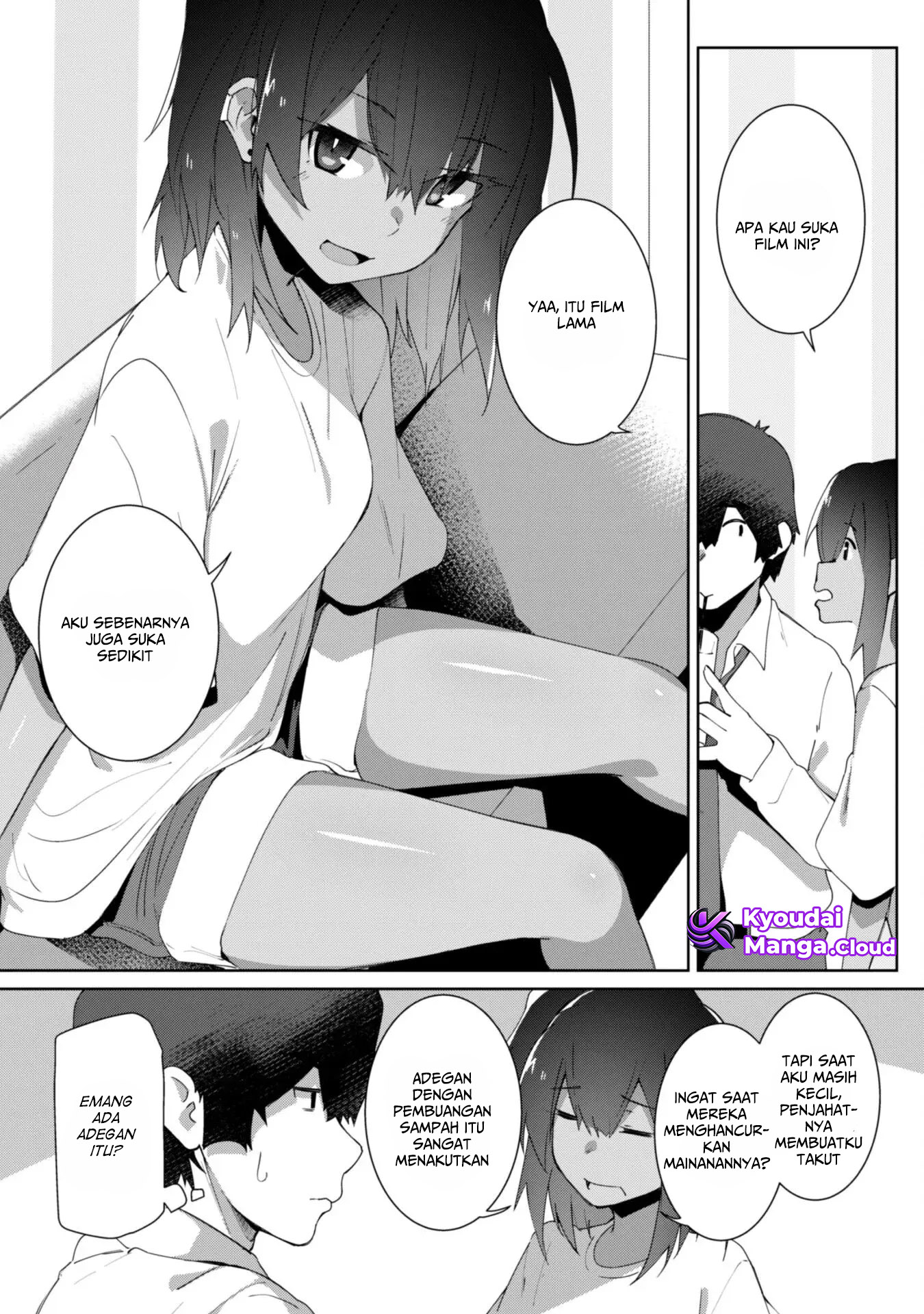 Mainichi Ie ni Kuru Gal ga Kyorikan Zero demo Yasashikunai the Comic Chapter 7.2 - halaman 4