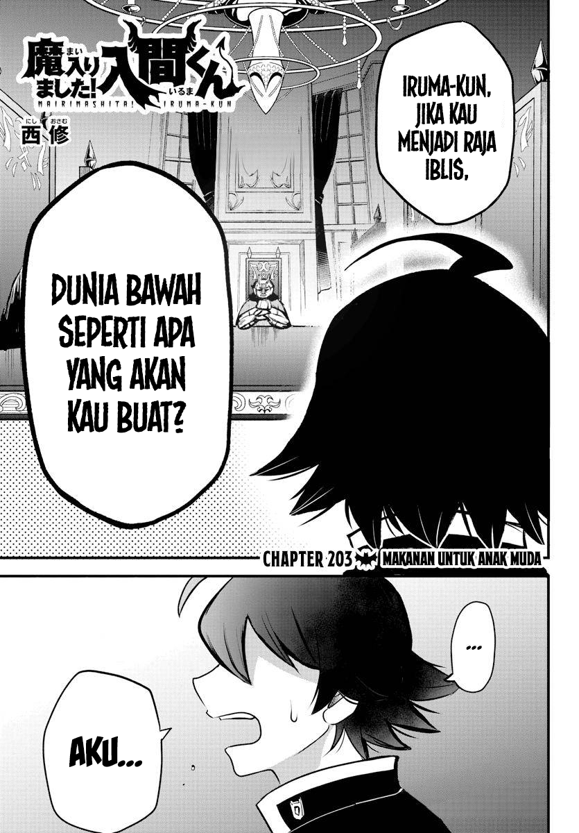Mairimashita! Iruma-kun Chapter 203 - halaman 1