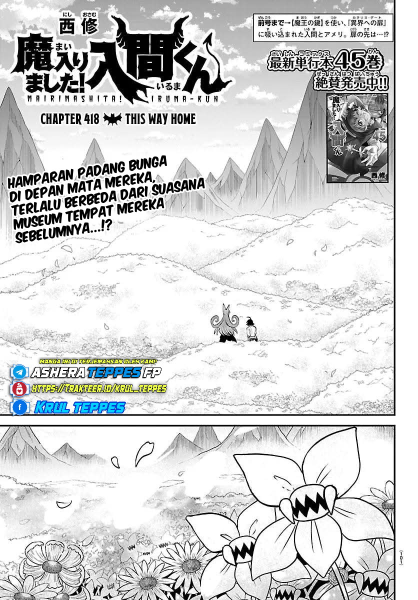 Mairimashita! Iruma-kun Chapter 418 - halaman 2
