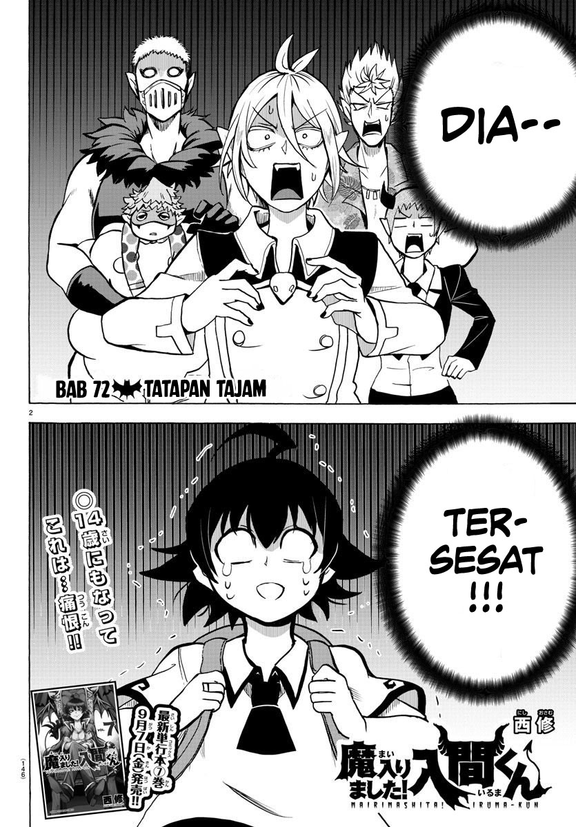 Mairimashita! Iruma-kun Chapter 72 - halaman 2
