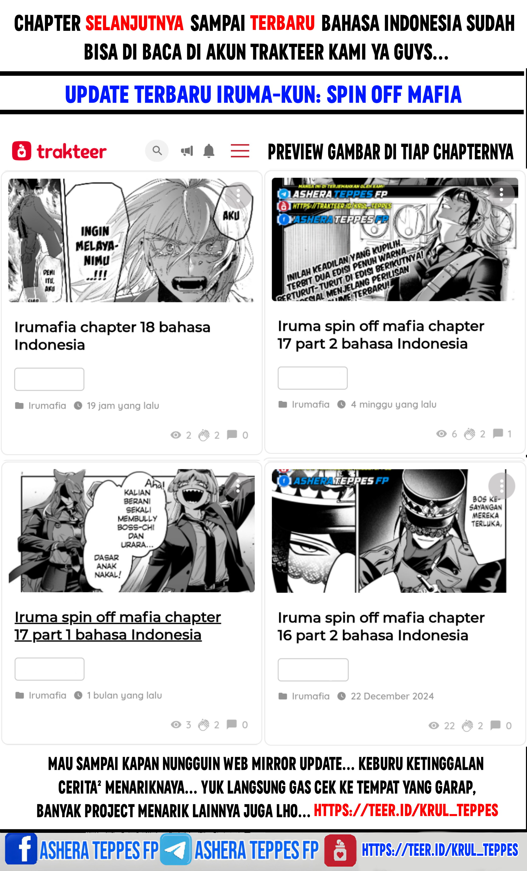 Mairimashita! Iruma-kun: If Episode of Mafia Chapter 15 - halaman 47