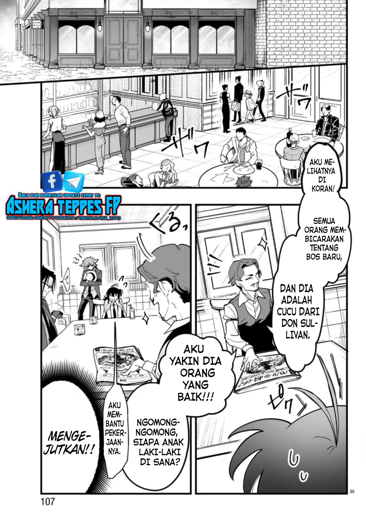 Mairimashita! Iruma-kun: If Episode of Mafia Chapter 2 - halaman 37