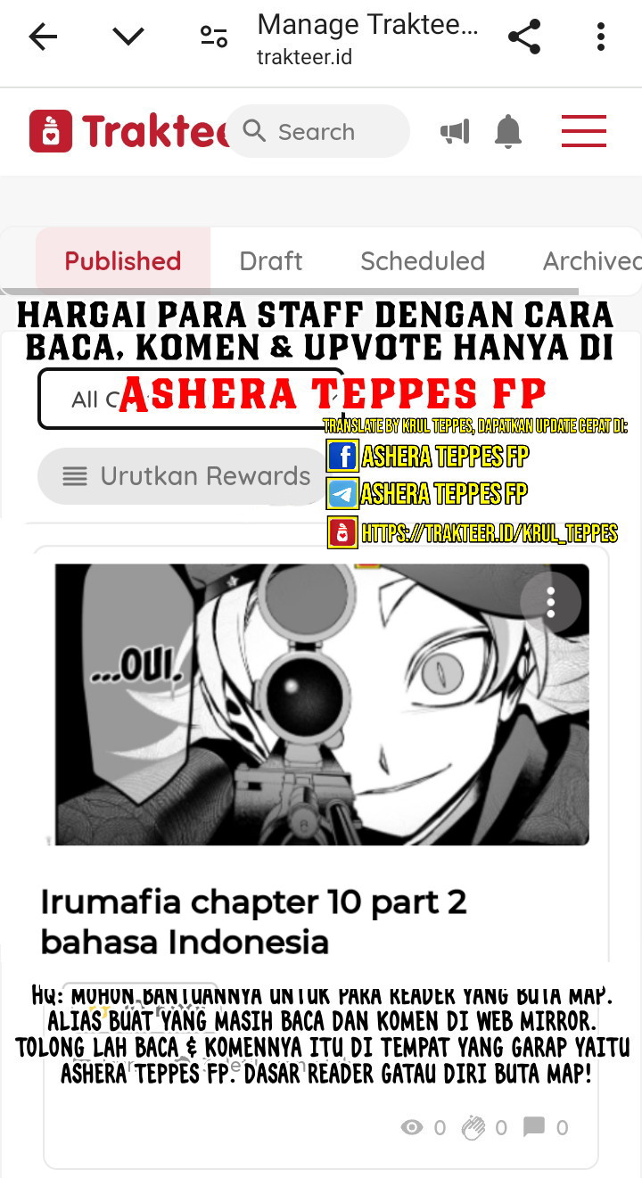 Mairimashita! Iruma-kun: If Episode of Mafia Chapter 9.1 - halaman 23