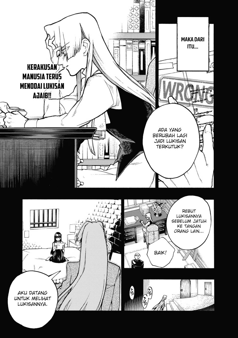 Majo no Kaigashuu Chapter 27 - halaman 32